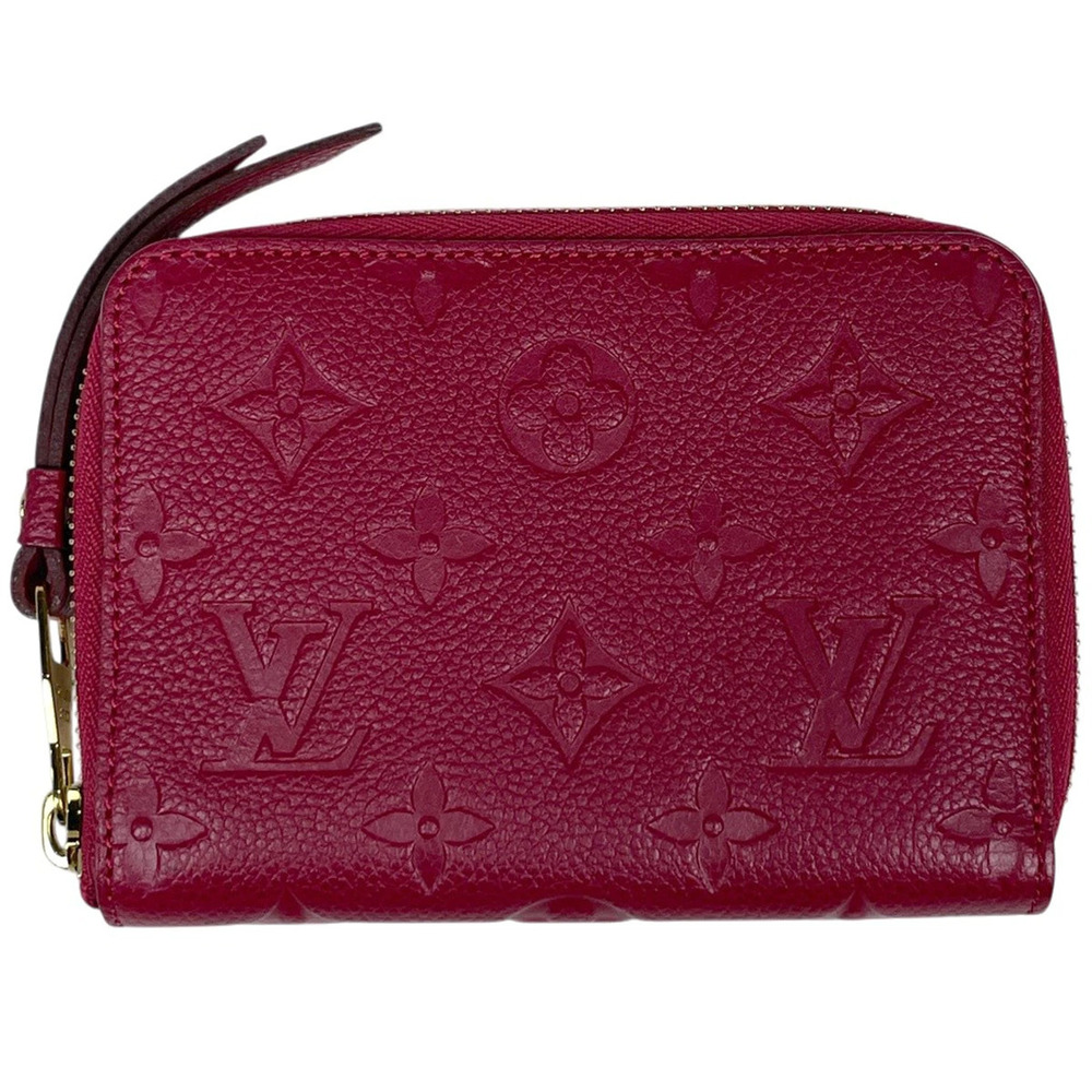 Louis Vuitton Portefeuille Secret Compact Monogram Empreinte Jaipur Pink